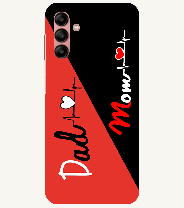 Mom Dad 1 Love quotes Back Cover For Samsung Galaxy M13 4G