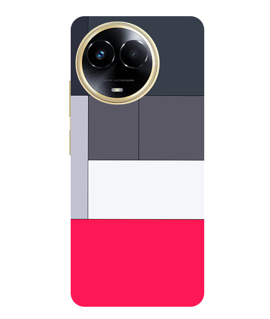 3D Box Design Back Cover For Realme C67 5G