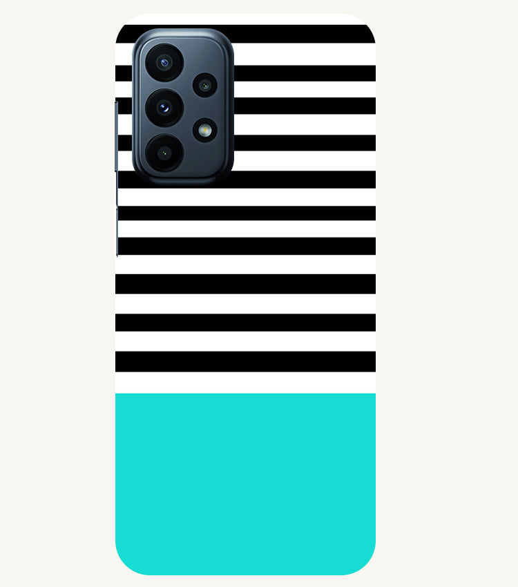 Horizontal Multicolor Stripes Back Cover For Samsung Galaxy A23 5G