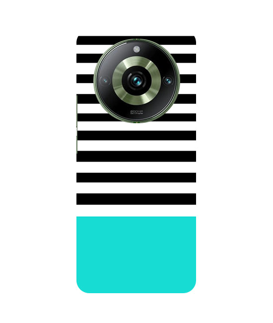 Horizontal Multicolor Stripes Back Cover For Realme 12 5G