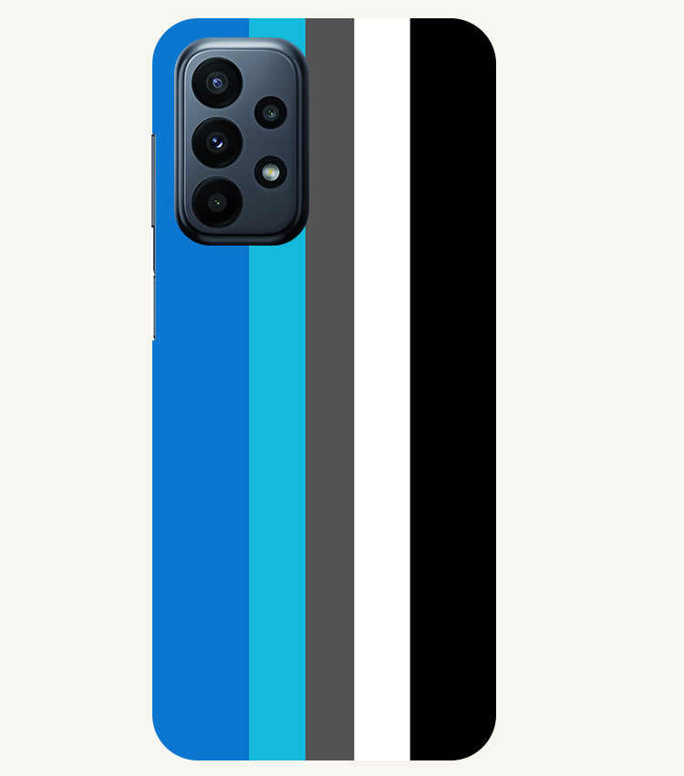 Vertical Multicolor Stripes Back Cover For Samsung Galaxy A23 5G