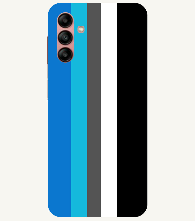 Vertical Multicolor Stripes Back Cover For Samsung Galaxy M13 4G