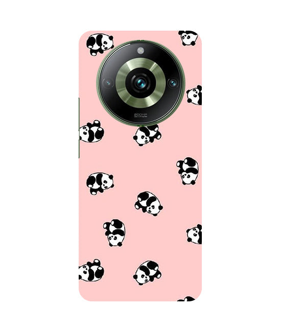 Cuties Panda Printed Back Cover For Realme 12 Plus 5G
