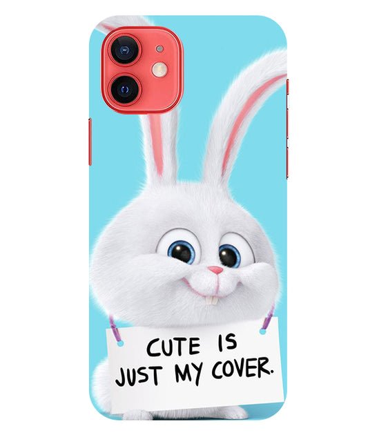 Cute is just my cover Back Cover For  Iphone 12
