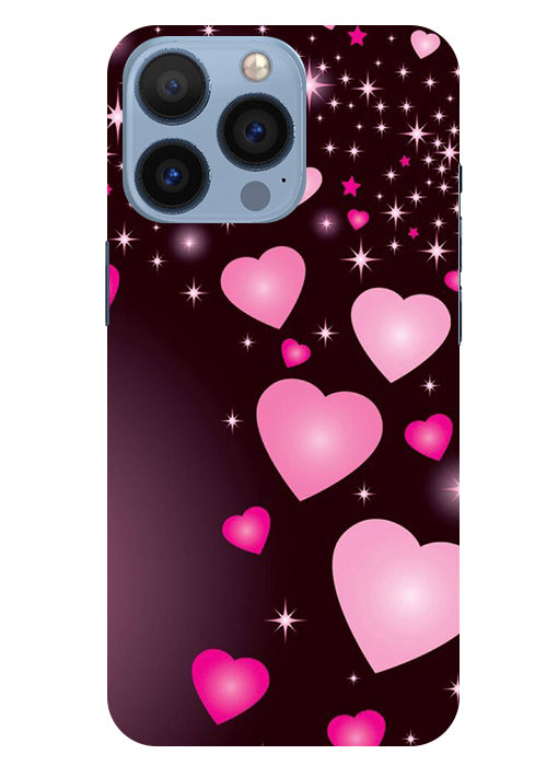 Heart Design Printed Back Cover For Apple Iphone 13 Pro