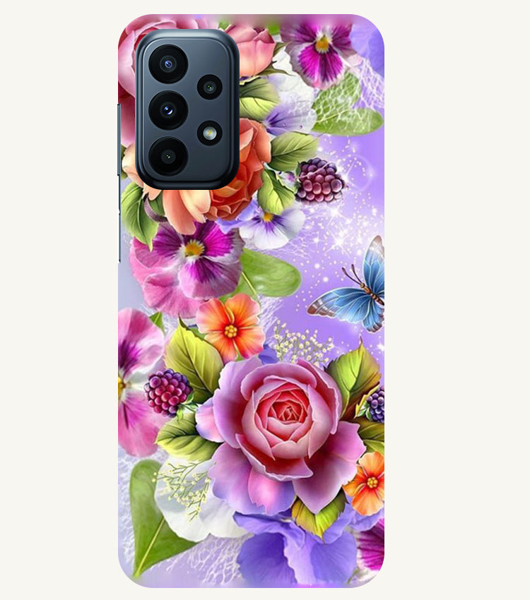 Flower Pattern Design Back Cover For Samsung Galaxy A23 5G