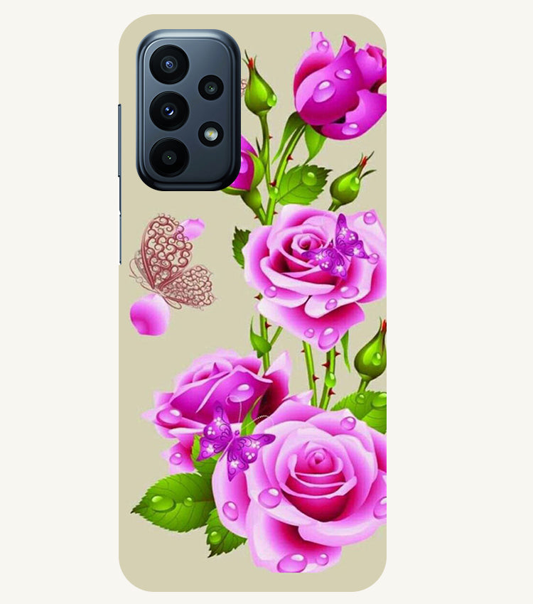 Flower Pattern 1 Design Back Cover For Samsung Galaxy A23 5G