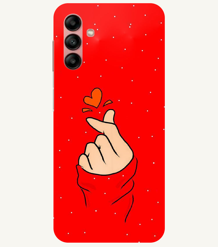Finger Heart Back Cover For Samsung Galaxy M13 4G