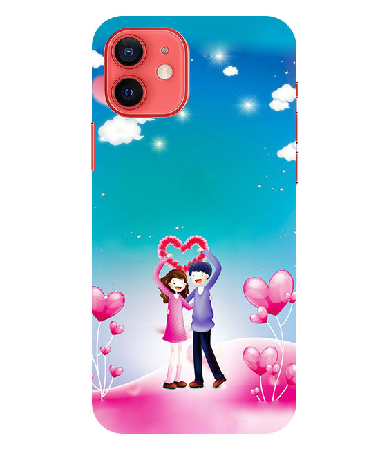 Couple Heart Back Cover For Iphone 12 Mini