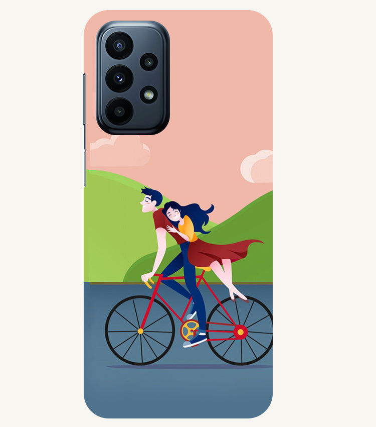Cycling Couple Back Cover For Samsung Galaxy A23 5G
