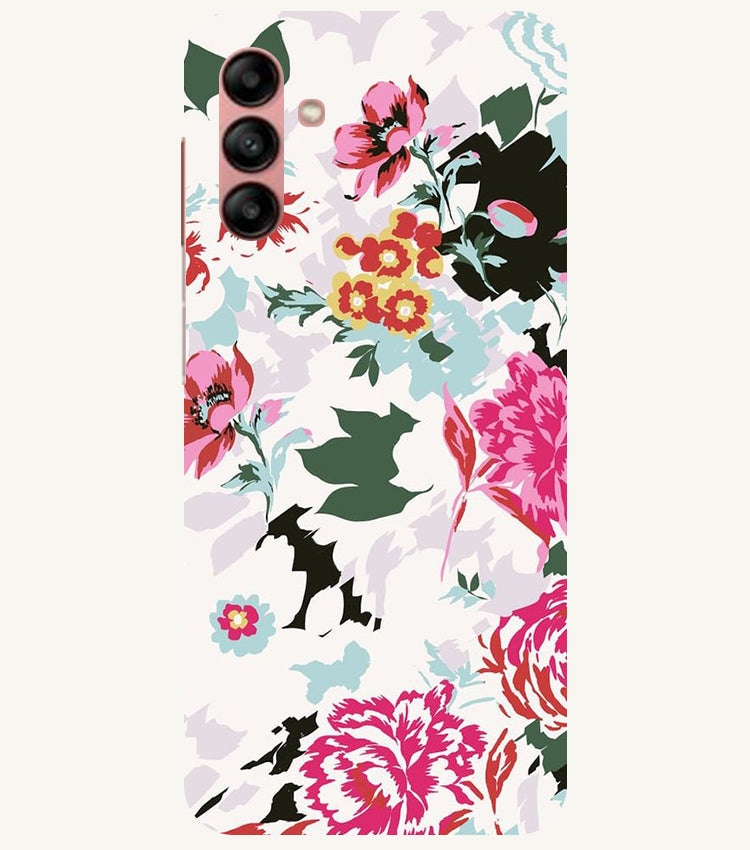 Flower Printed Pattern Back Cover For Samsung Galaxy A04s
