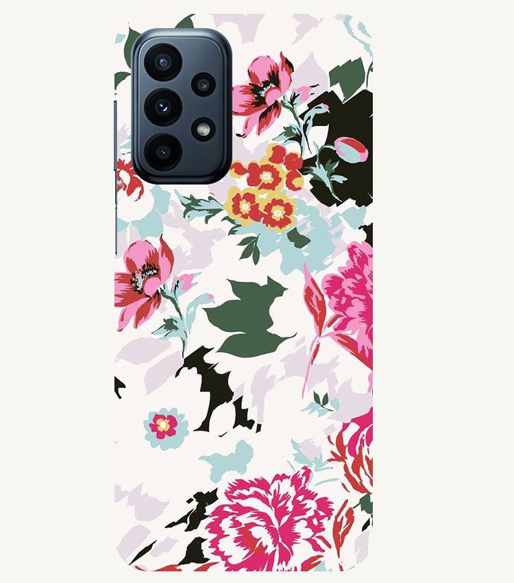 Flower Printed Pattern Back Cover For Samsung Galaxy A23 5G