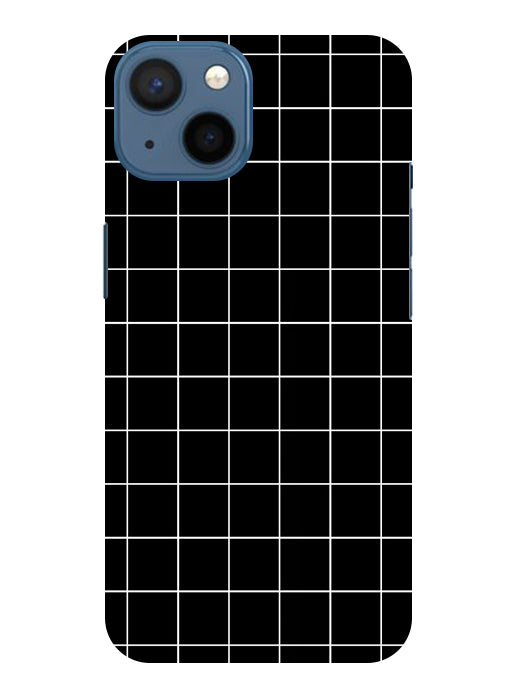 Checkers Box Design Back Cover For Iphone 13