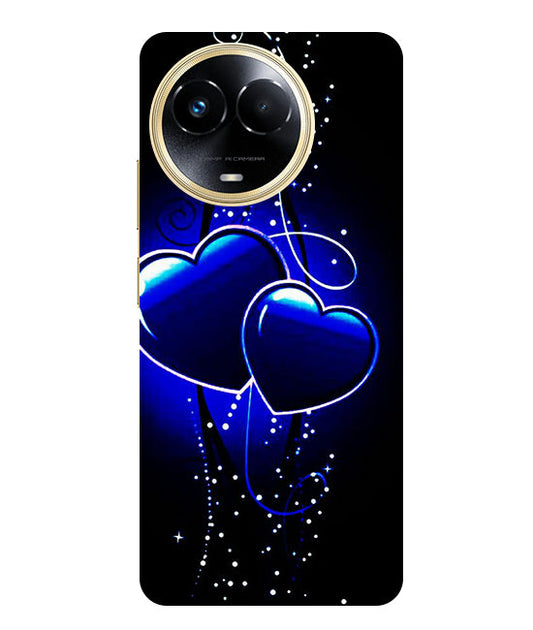 Heart Design 1 Printed Back Cover For Realme C67 5G