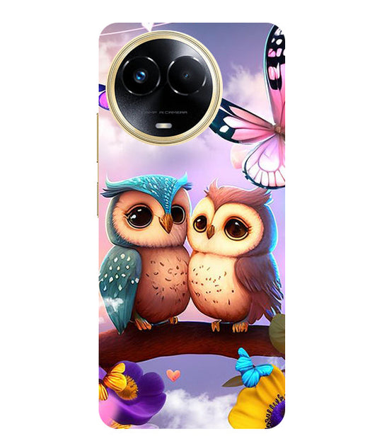 Owl Back Cover For  Realme C67 5G