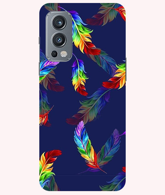 Multicolor Leaf Back Cover For OnePlus Nord 2 5G