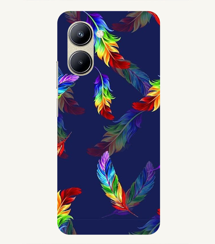 Multicolor Leaf Back Cover For Realme C33