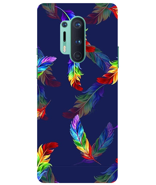 Multicolor Leaf Back Cover For OnePlus 8 Pro
