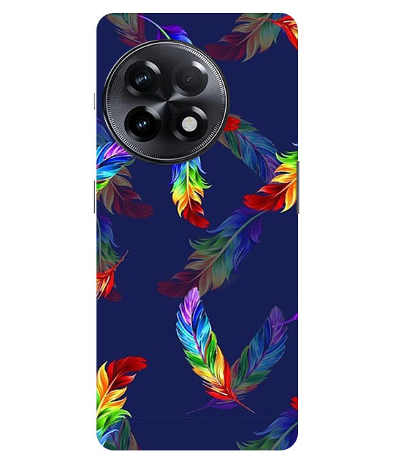 Multicolor Leaf Back Cover For OnePlus 11R