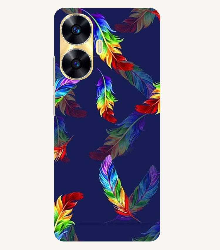 Multicolor Leaf Back Cover For Realme C55/N55