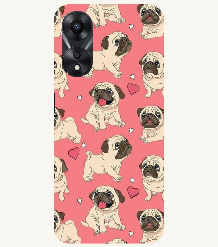 Cuties Puppy Back Cover for Oppo A78 5G
