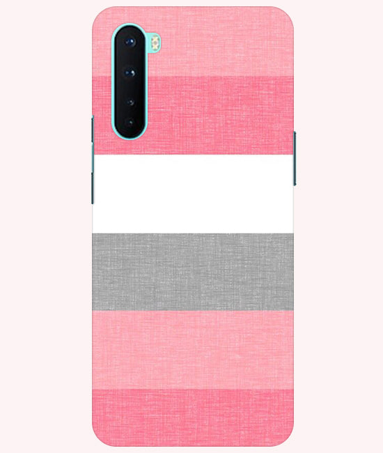 Multicolor Stripes Back Cover For OnePlus Nord
