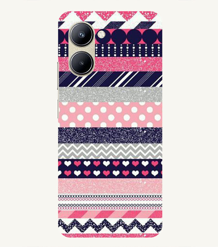 Colorful Stripes Back Cover For Realme C33