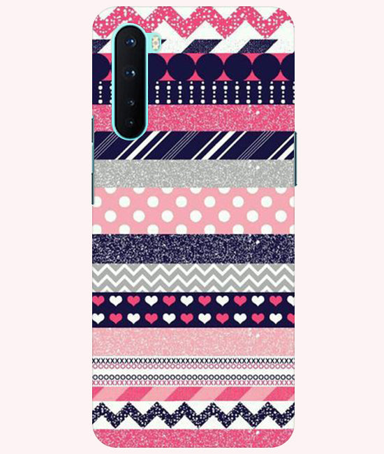 Colorful Stripes Back Cover For OnePlus Nord