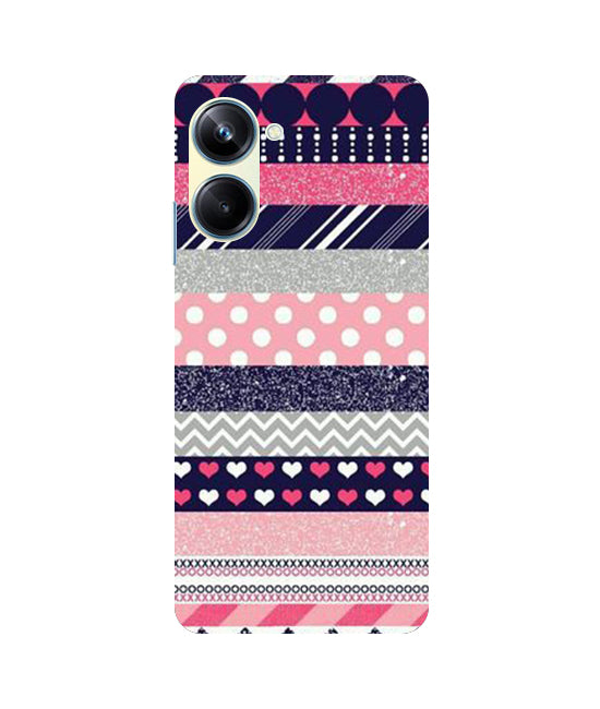 Colorful Stripes Back Cover For Realme 10 Pro 5G