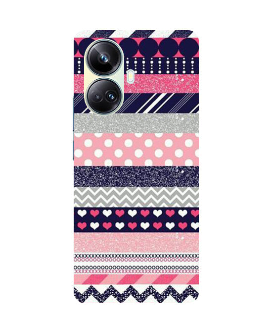 Colorful Stripes Back Cover For Realme 10 Pro Plus 5G