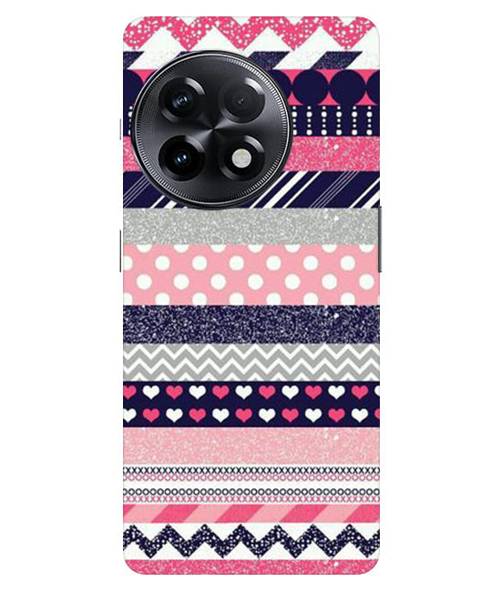 Colorful Stripes Back Cover For OnePlus 11R