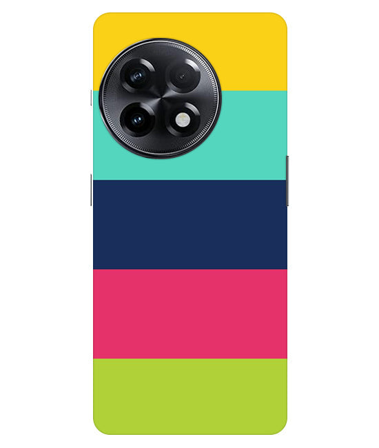 Five Color Stripes Back Cover For OnePlus 11R