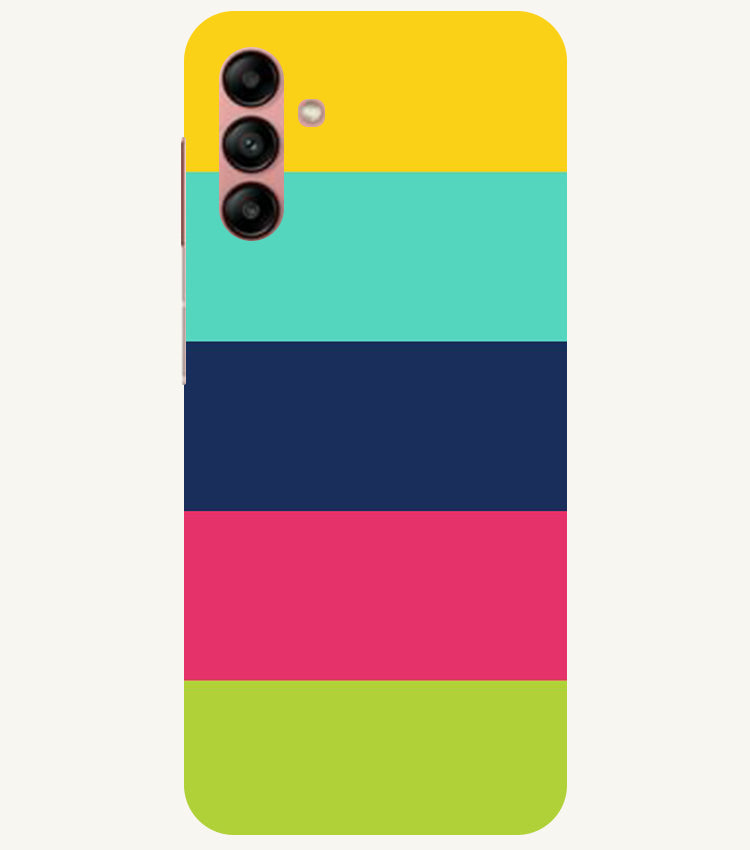 Five Color Stripes Back Cover For Samsung Galaxy A04s