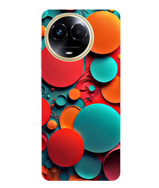 Colorful Back Cover For  Realme Narzo 60x 5G