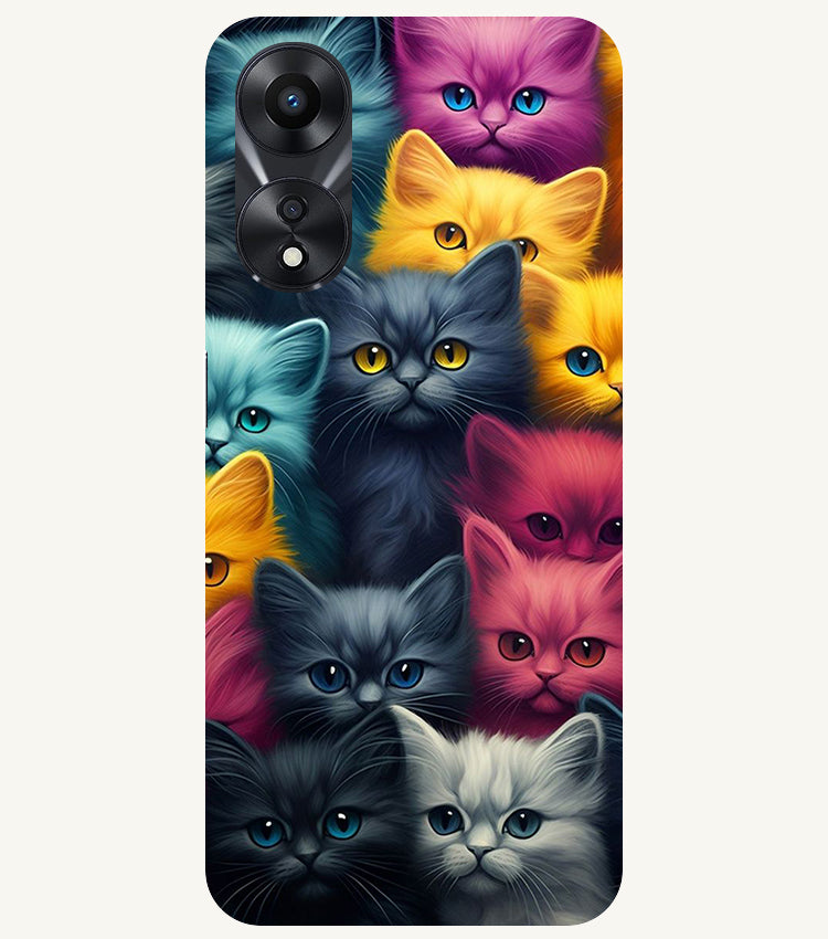 Cat Back Cover For Oppo A78 5G