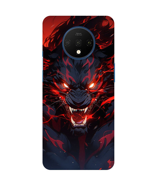 Angry Lion Back Cover For OnePlus 7T