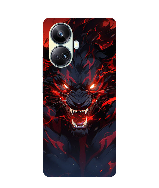 Angry Lion Back Cover For Realme 10 Pro Plus 5G