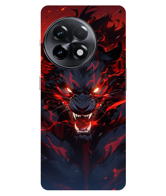 Angry Lion Back Cover For OnePlus 11R