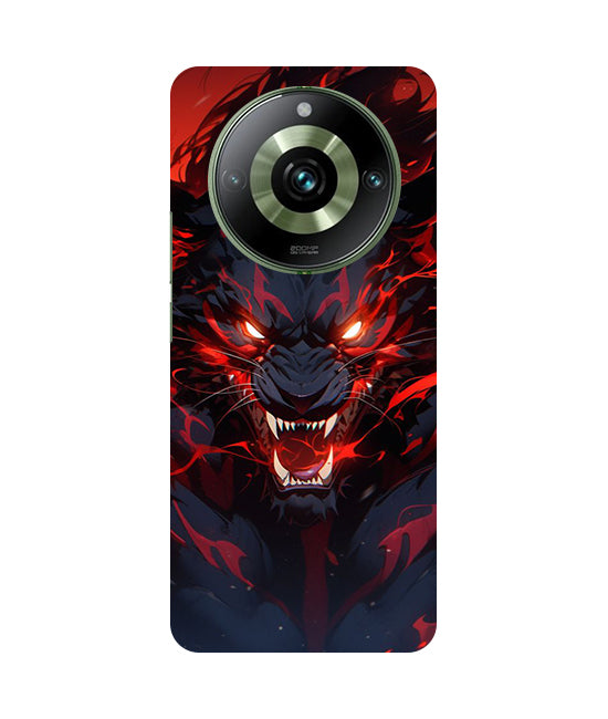 Angry Lion Back Cover For Realme 12 Plus 5G