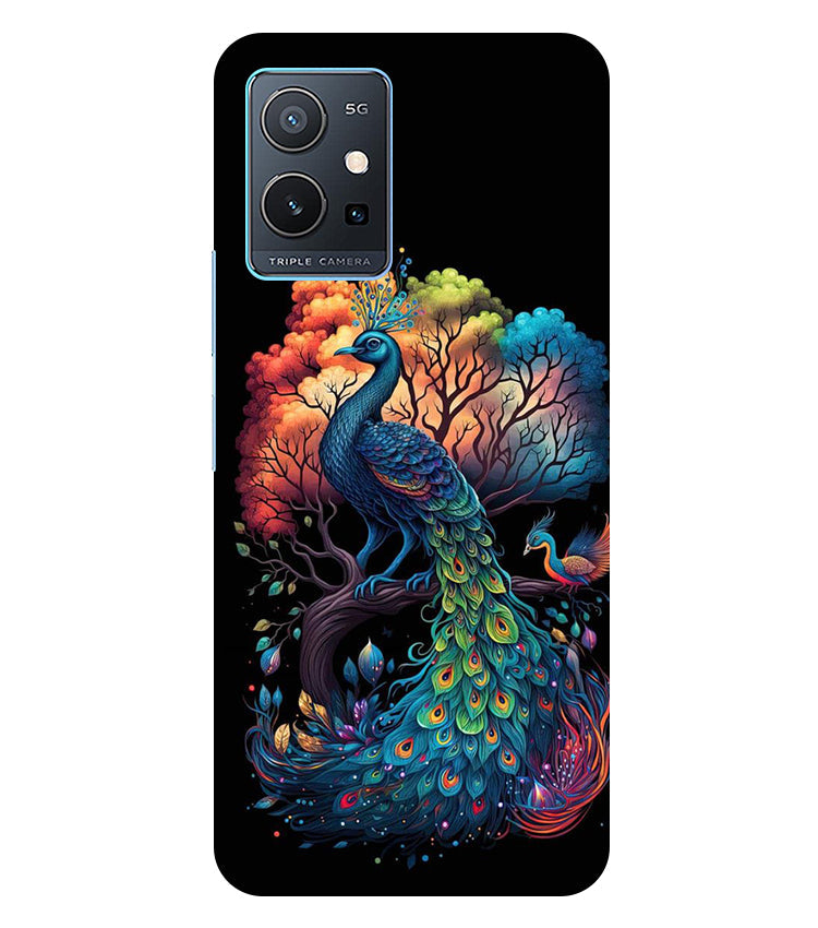 Peacock Back Cover For iQOO Z6 5G