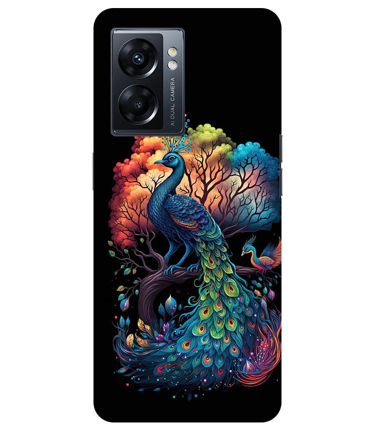 Peacock Back Cover For Oppo K10 5G