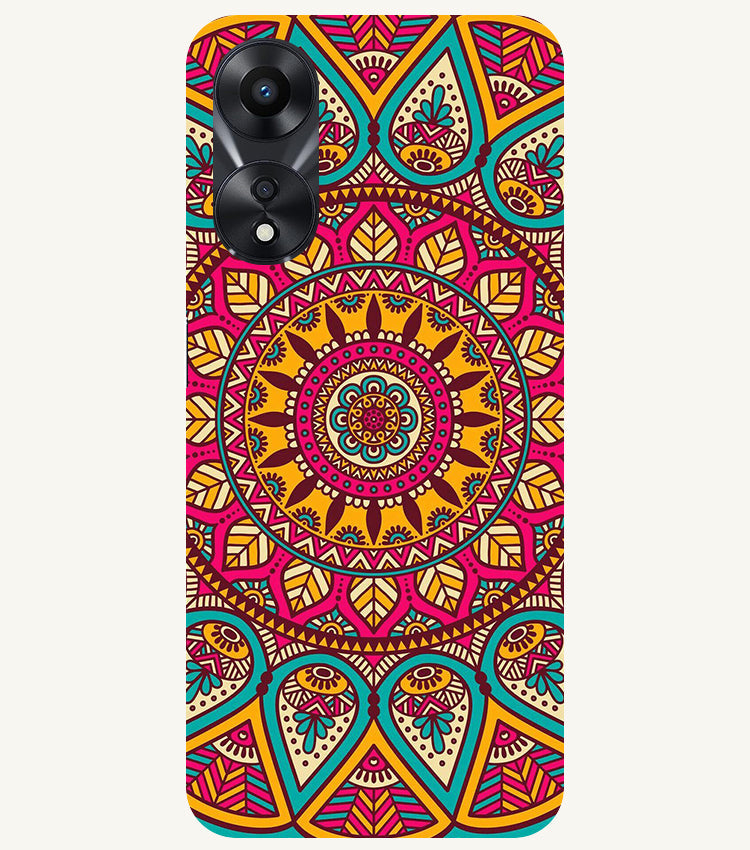 mandala Back Cover For Oppo A78 5G