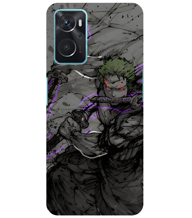 Zoro Three Sword Style Phone Case For Oppo K10 4G/Realme 9i 4G/Oppo A96