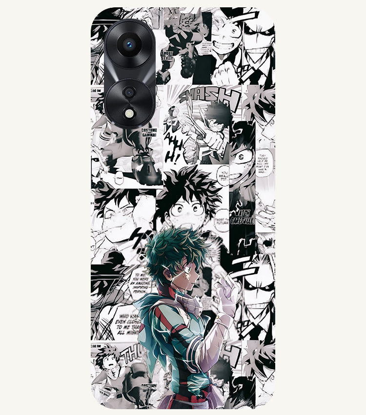 Izuku Midoriya Manga Phone Case For Oppo A78 5G