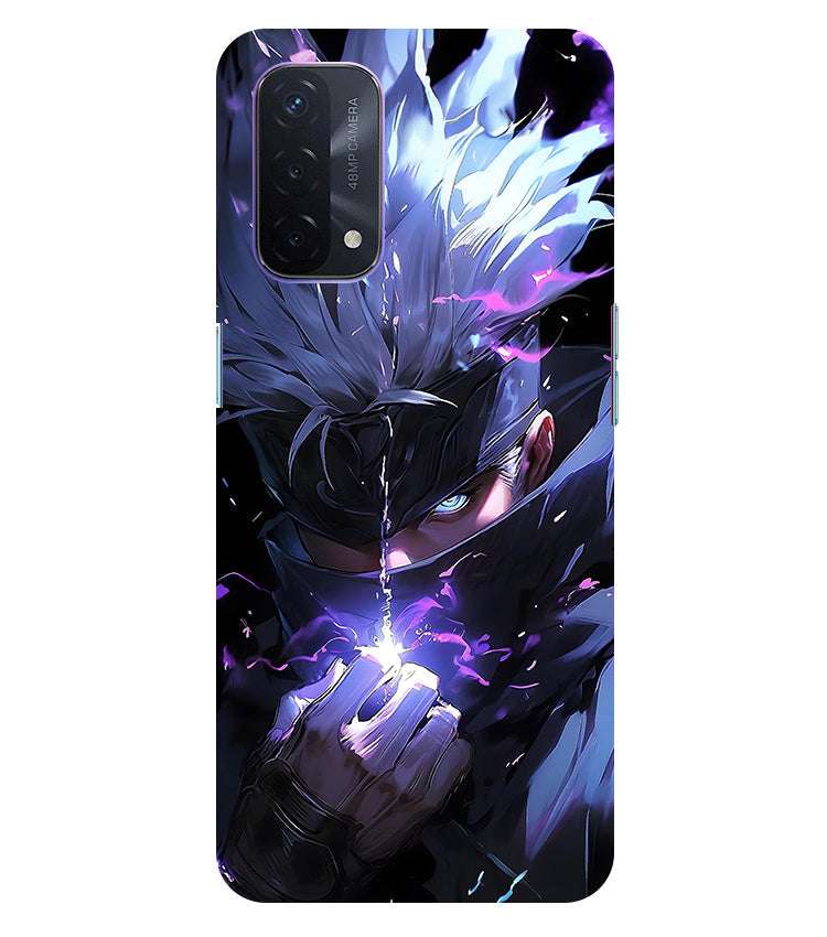 Satoru Gojo Purple Phone Case For Oppo A74 5G