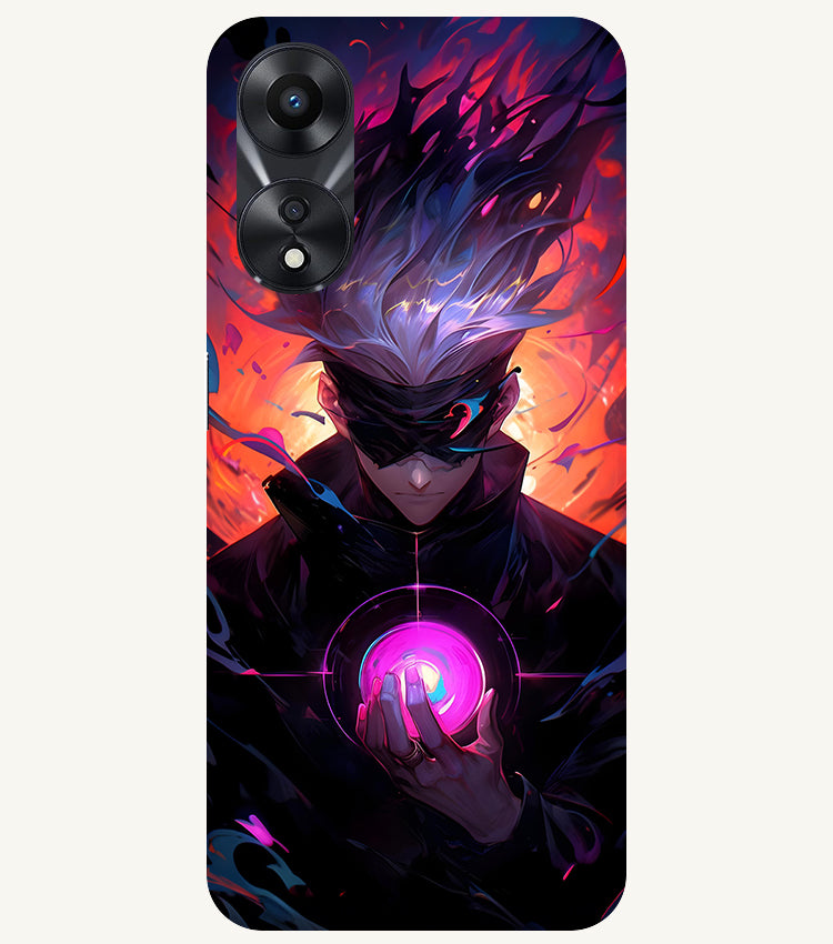Satoru Gojo Stylish Phone Case For Oppo A78 5G