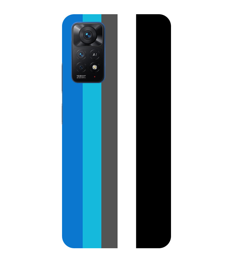 Vertical Multicolor Stripes Back Cover For Mi Redmi Note 11 Pro/ 11 Pro Plus 5G