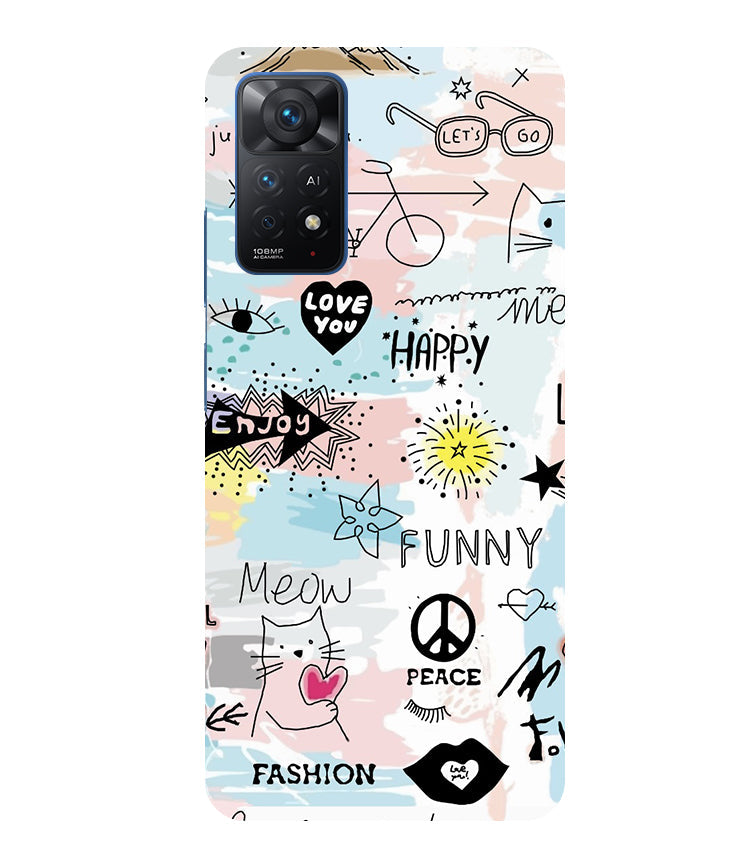 Love You Back Cover For Mi Redmi Note 11 Pro/ 11 Pro Plus 5G