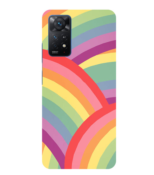 Rainbow Multicolor Back Cover For Mi Redmi Note 11 Pro/ 11 Pro Plus 5G