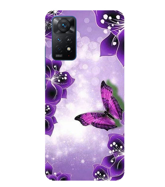 Butterfly Back Cover For Mi Redmi Note 11 Pro/ 11 Pro Plus 5G